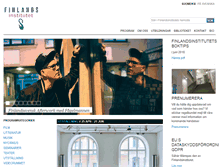 Tablet Screenshot of finlandsinstitutet.se
